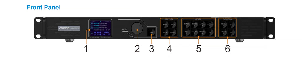 VX600 Novastar LED Screen vx600 All-in-one Video Controller