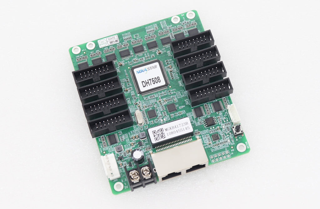Placa de recepção LED Novastar DH7508 de alto desempenho e custo