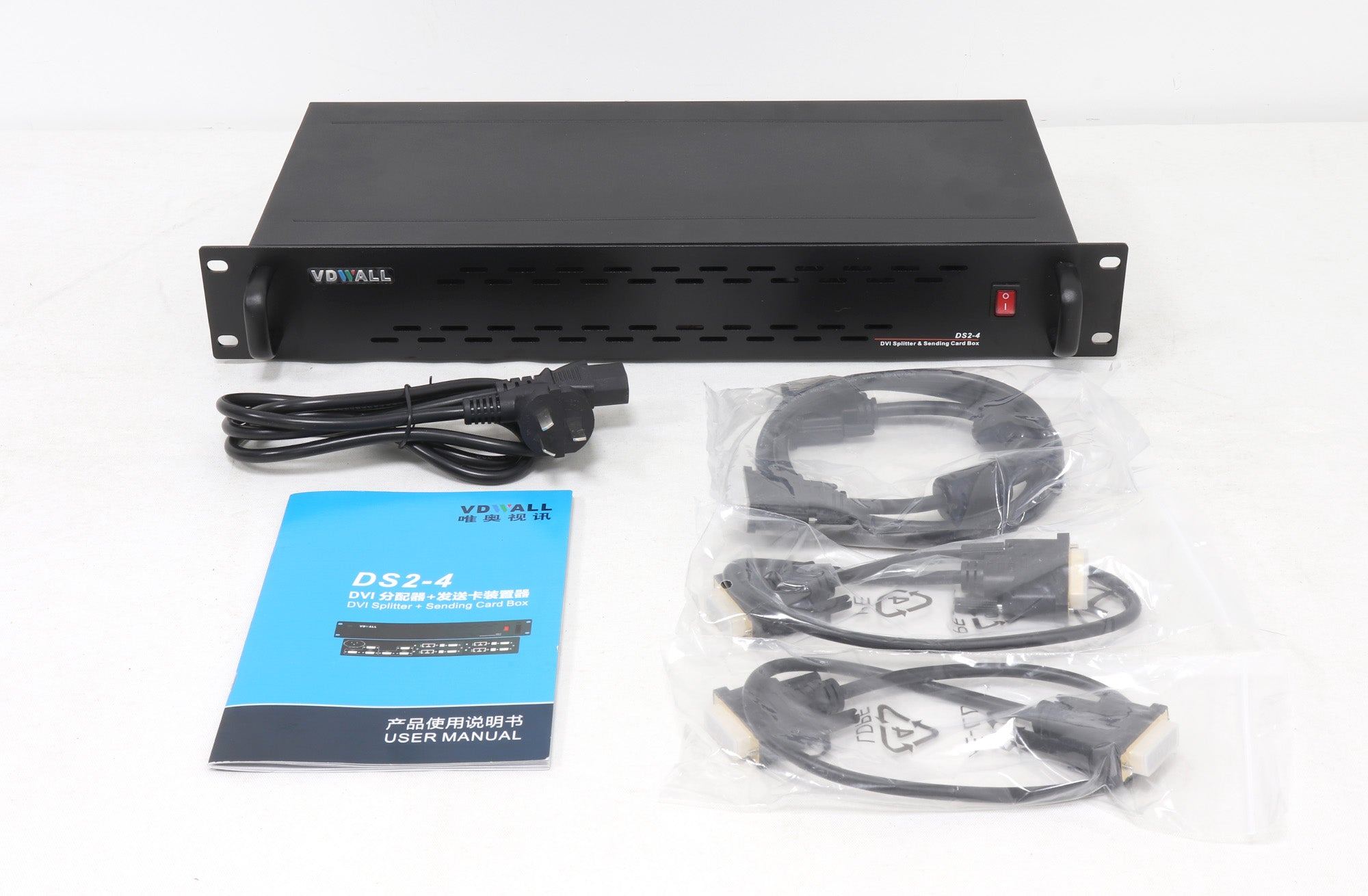 VDWALL DS2-4 DVI SPLITTER+LED SENDING CARD SINDING SINDING SARTION